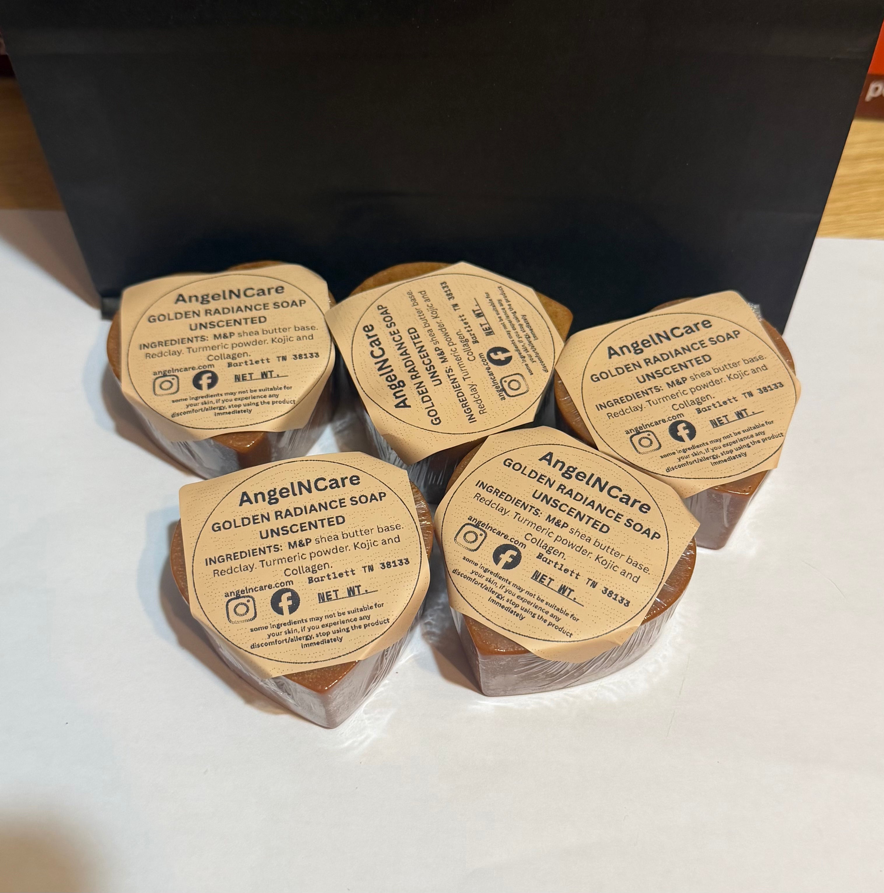Golden radiance soap(unscented) (5 pieces)