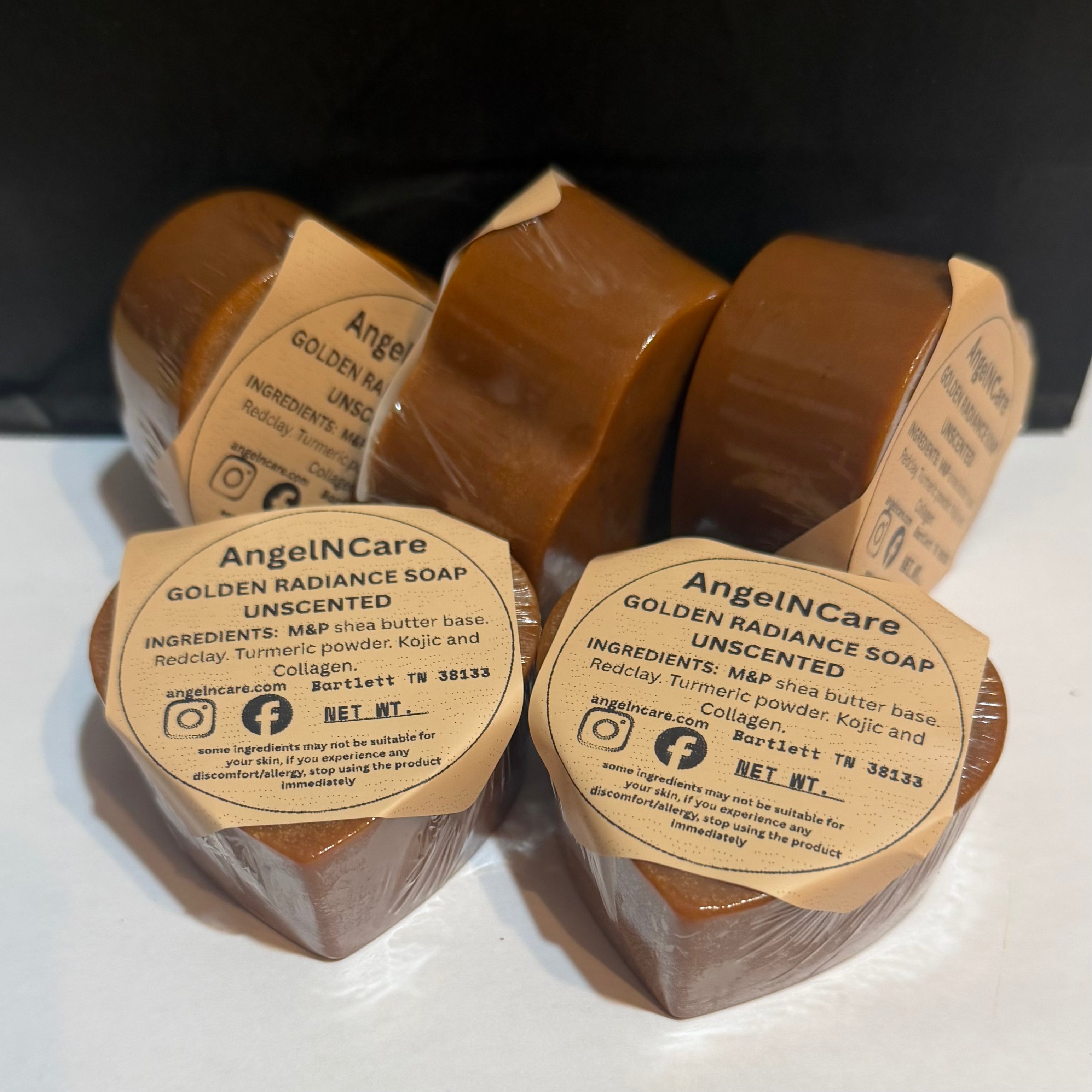 Golden radiance soap(unscented) (5 pieces)